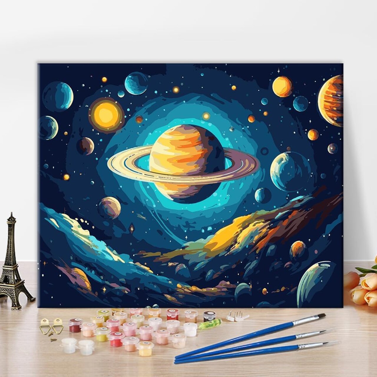 Paint by Numbers for Adults Universe by Number Artwork Cosmic Star Paint by Numbers for Adults Beginner Abstract Space Paint by Number Kits Unframed Wall Decor Acrylic Paints